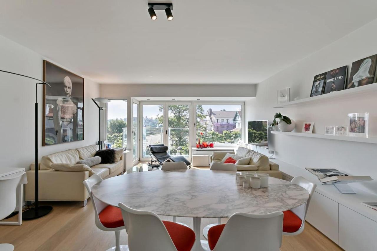 Top Location! Unique Luxurious 2-Bedroom Apartment In Knokke - 'T Zoute ภายนอก รูปภาพ